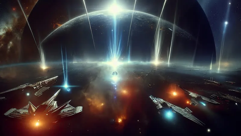 Trailer Music Trailblazers 2 course - Rise of Legends album artwork with epic space scene